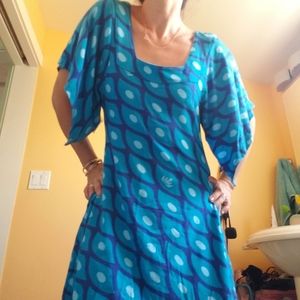 Malie Gorgeous kauai dress with flutter sleeves